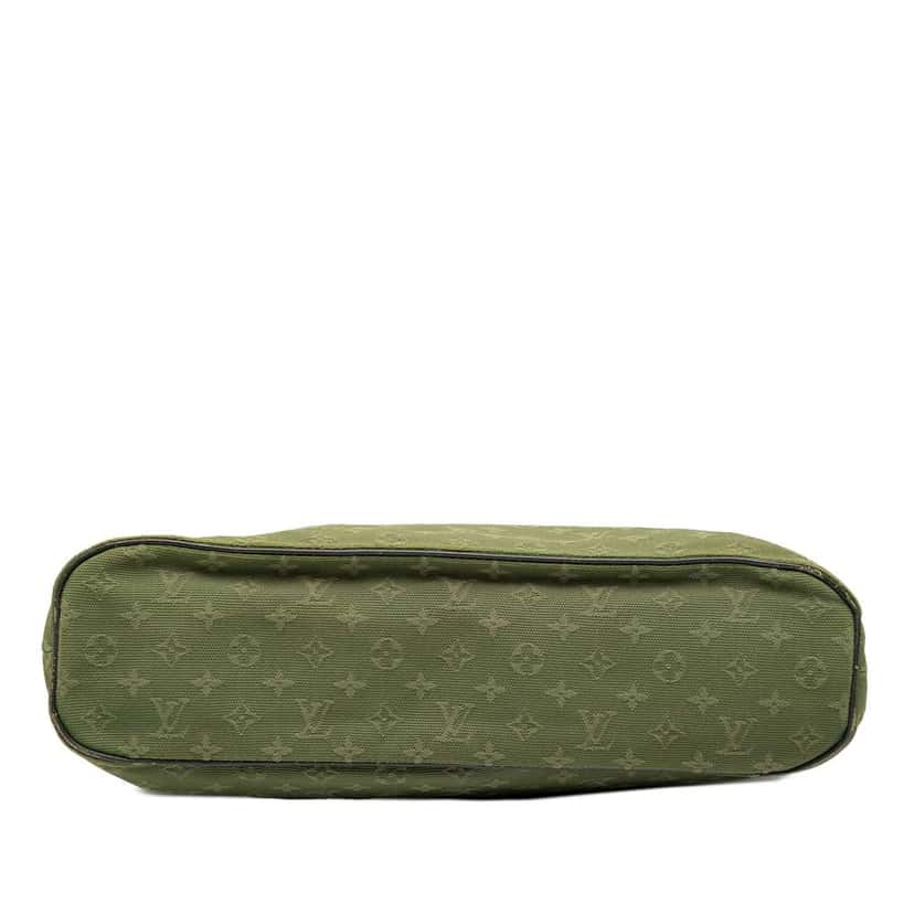 Louis Vuitton Monogram Mini Lin Lucille PM Green Canvas Good condition - Inside View