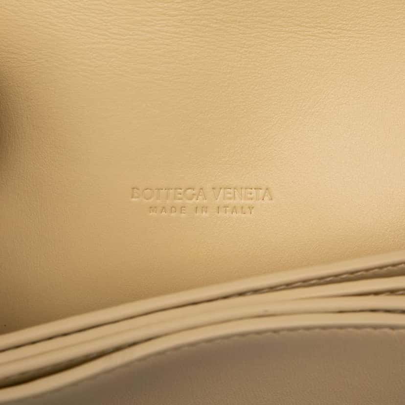 Bottega Veneta Nappa Intrecciato Trio Pouch On Strap Brown Leather Good condition - Box View