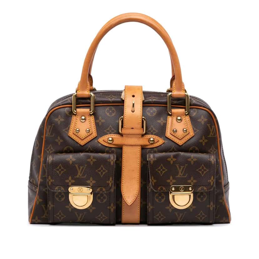 Louis Vuitton Monogram Manhattan GM Brown Canvas Good condition - Front View