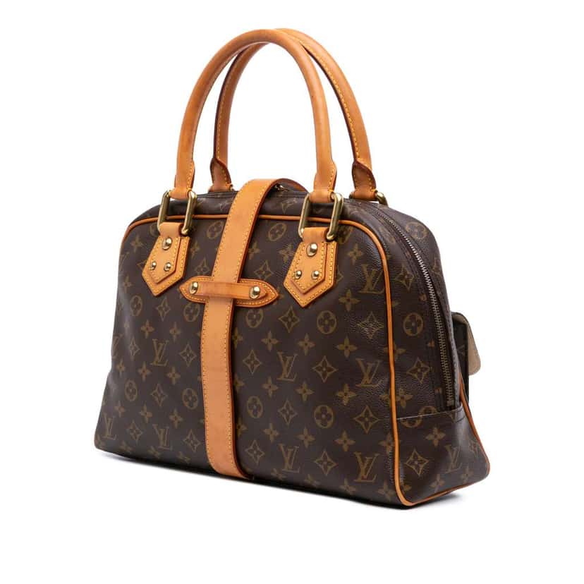 Louis Vuitton Monogram Manhattan GM Brown Canvas Good condition - Back View