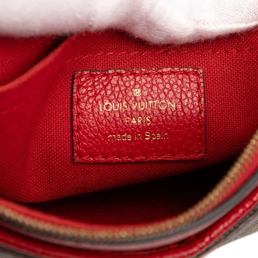 Louis Vuitton Monogram Pallas Clutch Brown Good condition - Box View