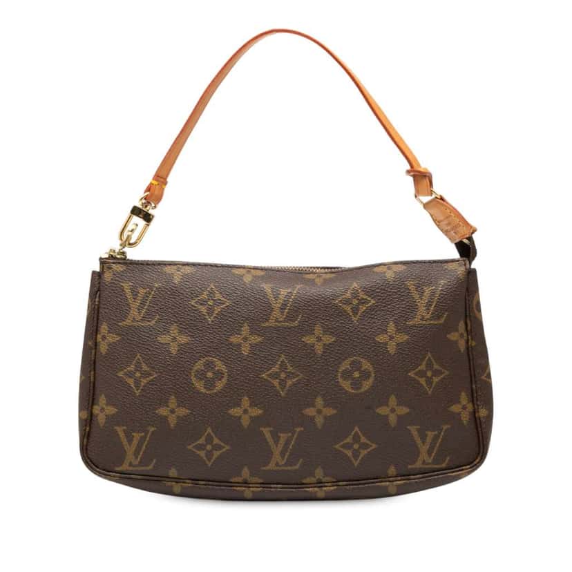 Louis Vuitton Monogram Pochette Accessoires Brown Good condition - Front View