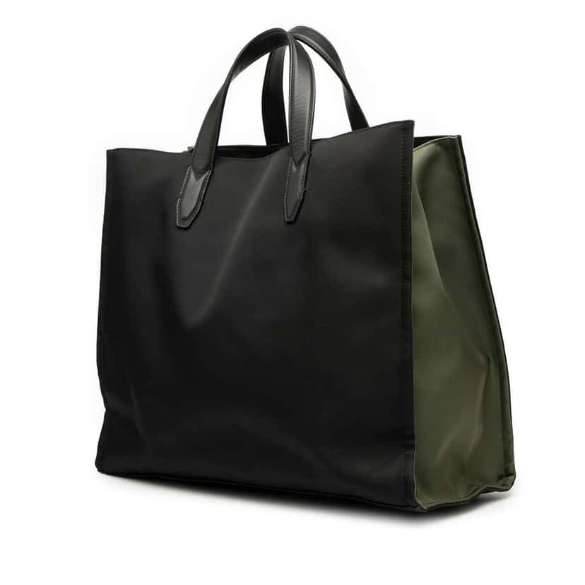 Fendi Large Nylon Think Fendi Yes Shopper Tote Black Good condition - Back View