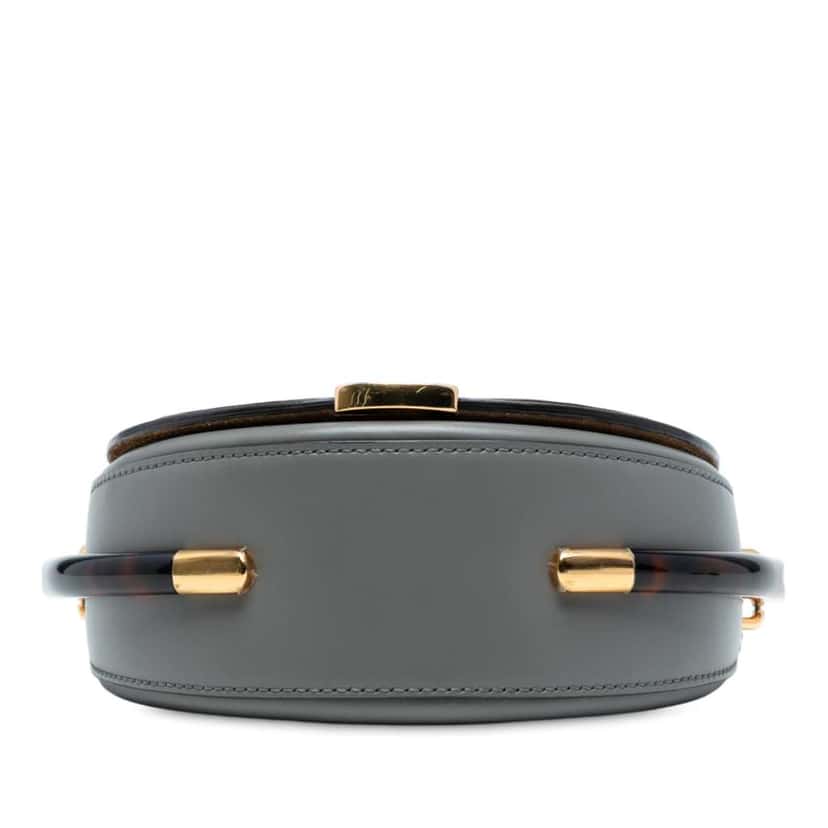 Fendi Leather Moonlight Crossbody Grey Leather Very good condition - Inside View