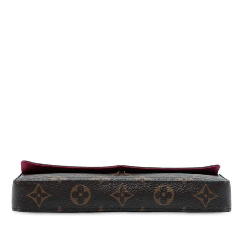Louis Vuitton Monogram Pochette Felicie Brown Good condition - Inside View