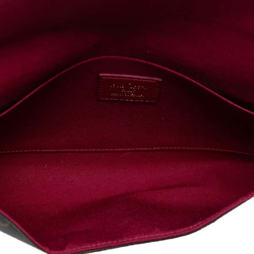 Louis Vuitton Monogram Pochette Felicie Brown Good condition - Model View