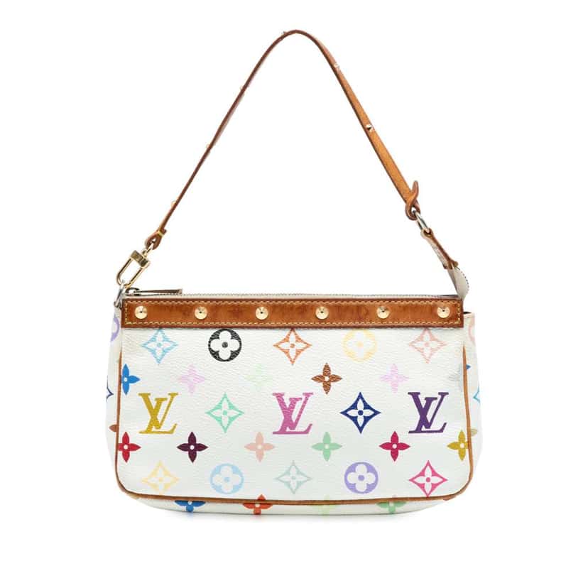 Louis Vuitton Monogram Multicolore Pochette Accessoires White Good condition - Front View