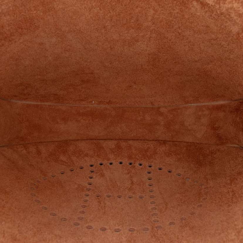 Hermès Clemence Evelyne III 29 Brown Leather Good condition - Model View