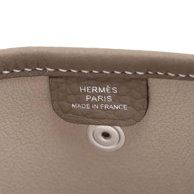 Hermès Grizzly Calfskin and Clemence Evelyne Amazone 16 Brown Leather Good condition - Model View