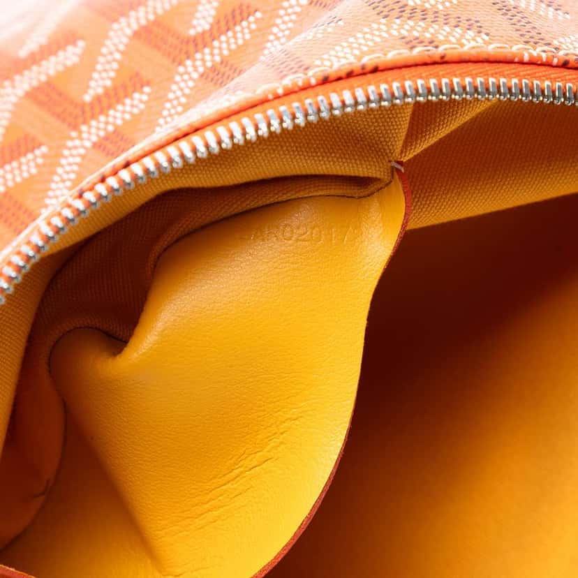 Goyard Goyardine Senat MM Orange Canvas Good condition - Box View