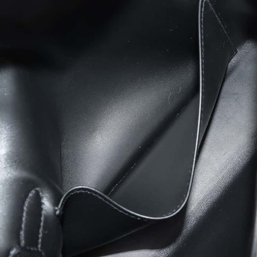 Hermès Chevre Chamkila Kelly Elan Black Leather Good condition - Inside View
