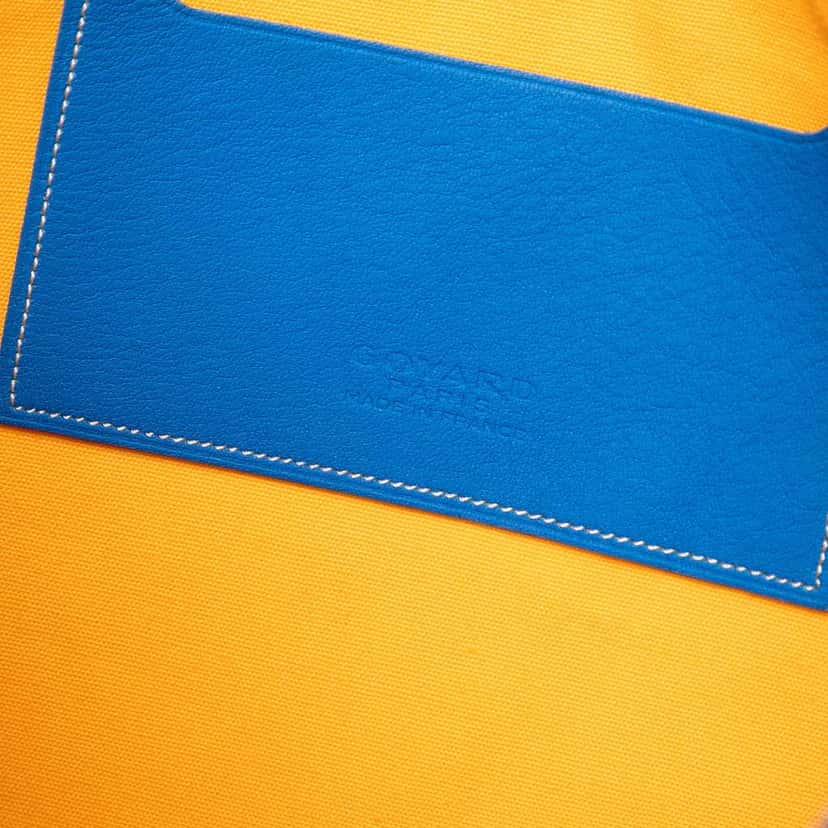 Goyard Goyardine Senat MM Blue Canvas Very good condition - Box View