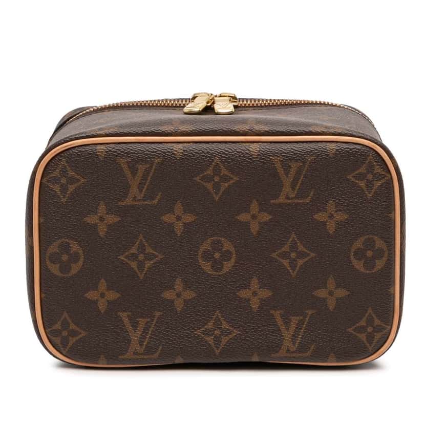 Louis Vuitton Monogram Nice Mini Vanity Case Brown Good condition - Inside View