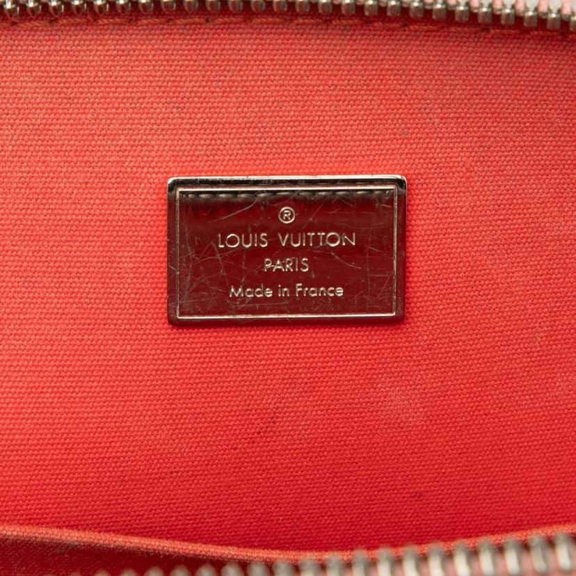 Louis Vuitton Monogram Vernis Jungle Dots Alma BB Orange Leather Very good condition - Box View