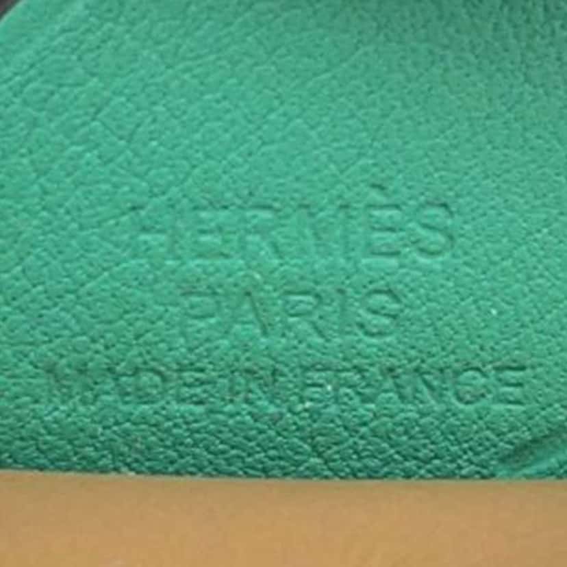 Hermès Milo Lambskin and Swift Rodeo Pegase Bag Charm PM Brown Leather Good condition - Model View