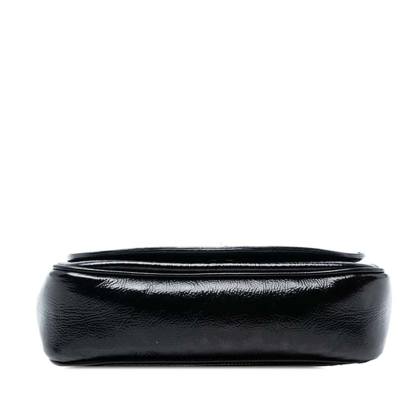Gucci Small Patent Soho Chain Flap Crossbody Black Leather Good condition - Inside View