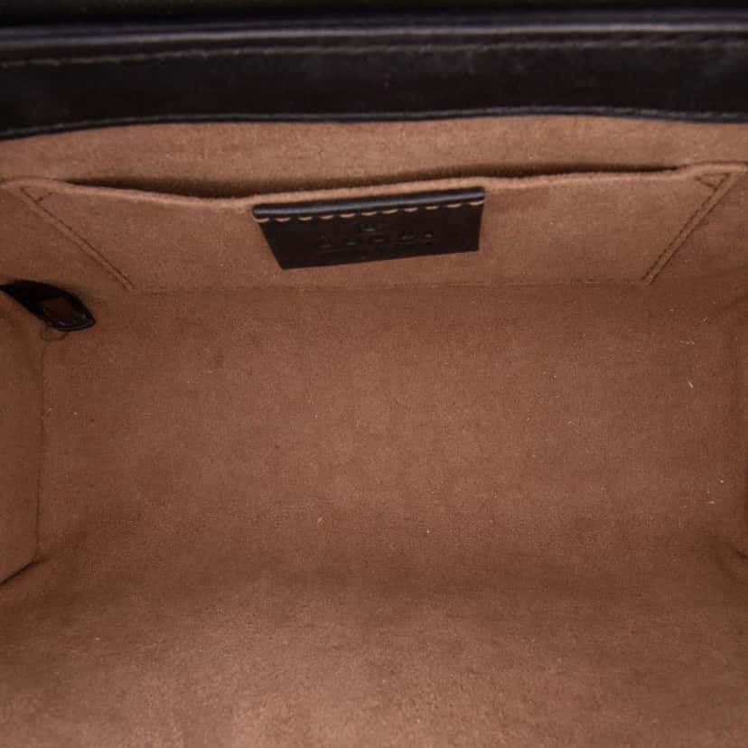 Gucci Small GG Supreme Padlock Crossbody Brown Canvas Good condition - Model View