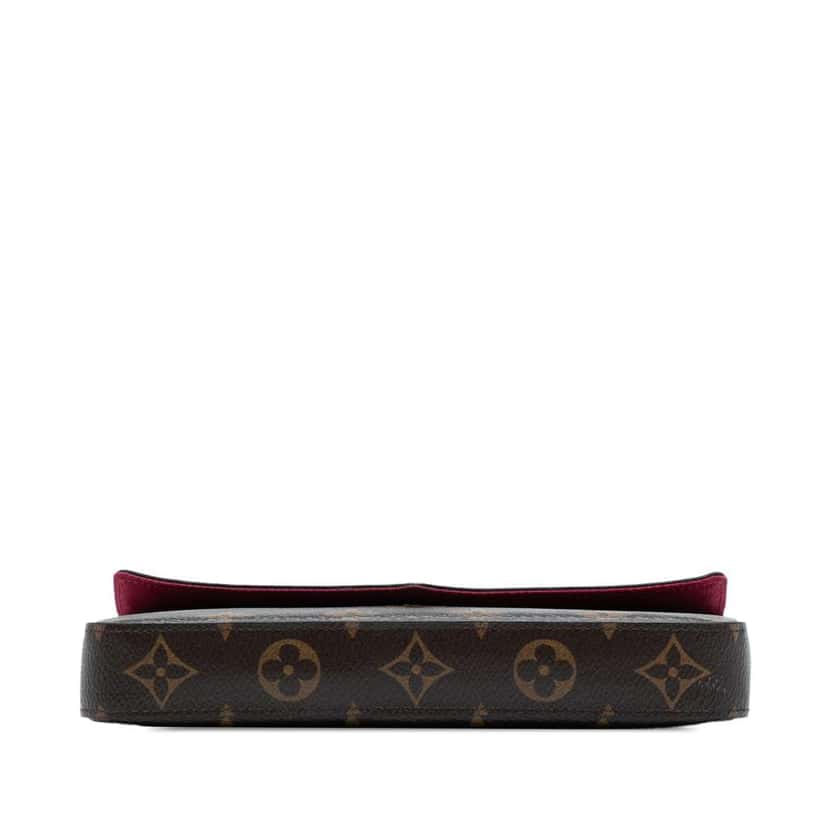 Louis Vuitton Monogram Pochette Felicie Brown Good condition - Inside View