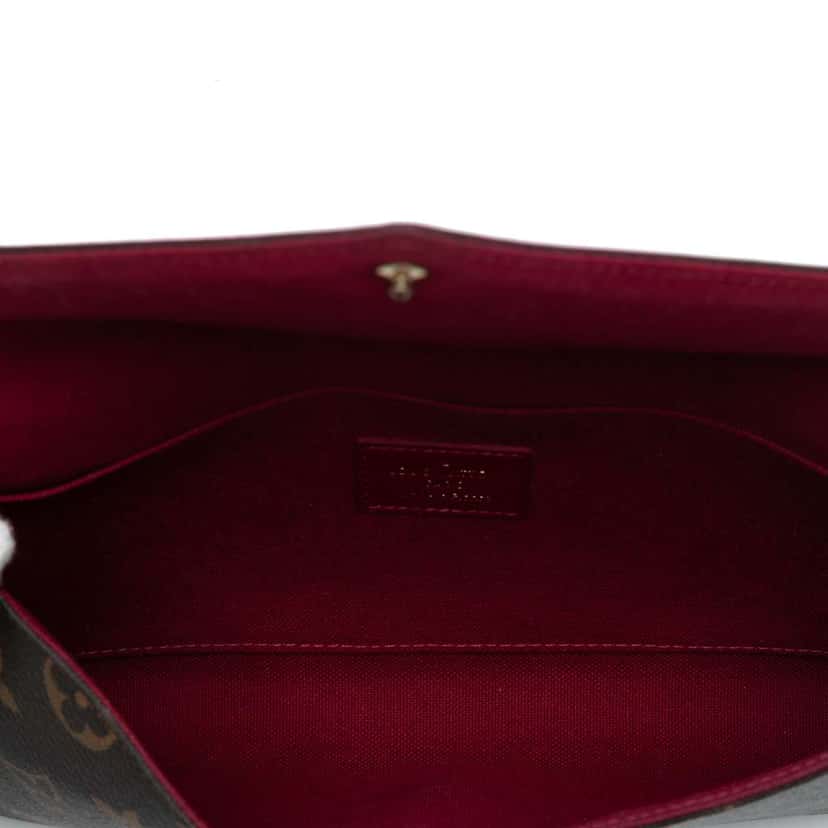 Louis Vuitton Monogram Pochette Felicie Brown Good condition - Model View