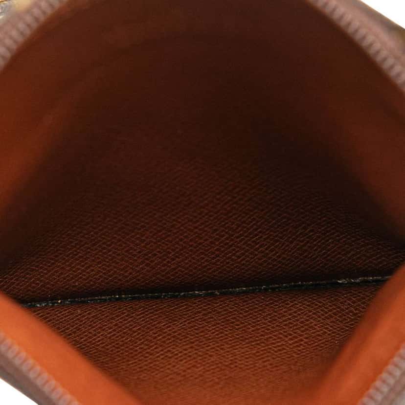 Louis Vuitton Monogram Pochette Secret Passport Holder Brown Canvas Very good condition - Model View