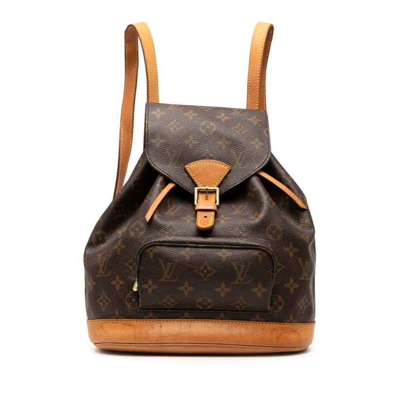 Louis Vuitton Monogram Montsouris MM Brown Good condition - Front View