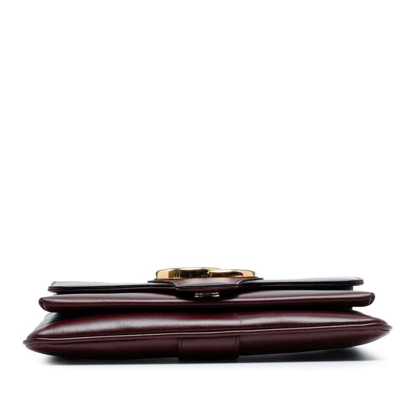 Gucci Small Leather Arli Crossbody Red Leather Good condition - Inside View