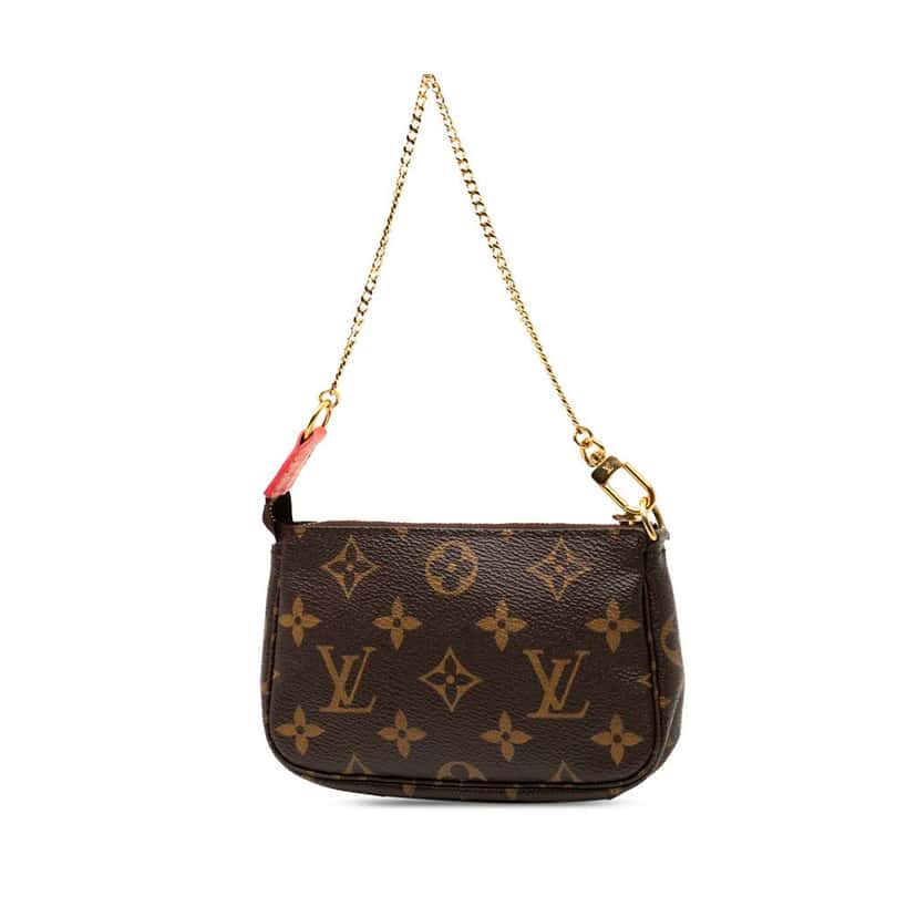 Louis Vuitton Monogram Evasion Illustre Mini Pochette Accessories Brown Good condition - Back View