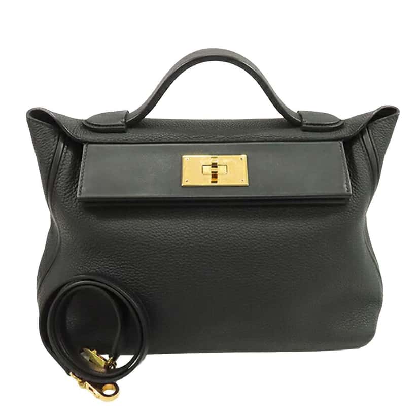 Hermès Togo Swift 24/24 29 Black Leather Good condition - Front View