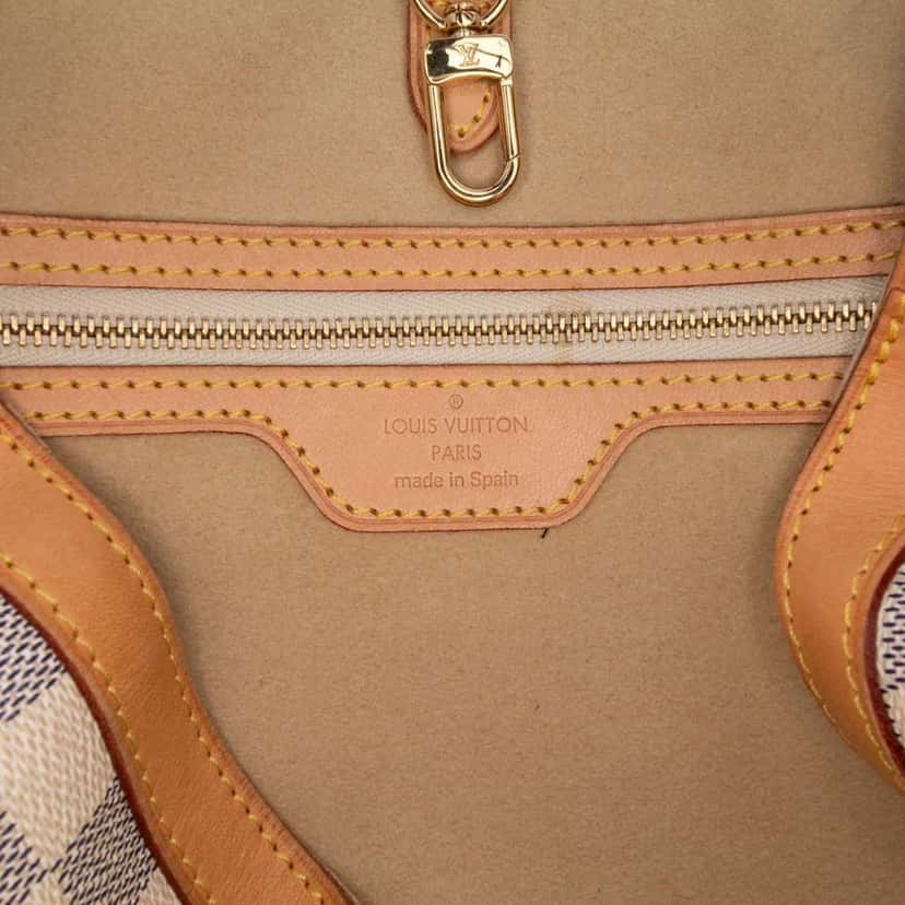 Louis Vuitton Damier Azur Hampstead PM White Canvas Good condition - Box View
