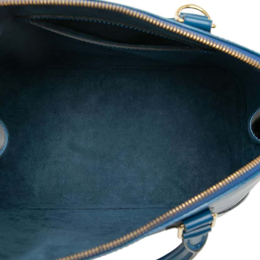 Louis Vuitton Epi Alma PM Blue Leather Good condition - Model View