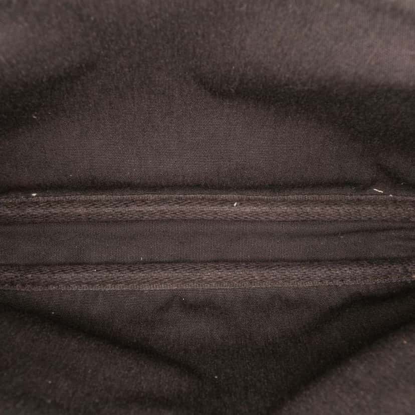 Louis Vuitton Monogram Mini Lin Bucket PM Pouch Brown Canvas Good condition - Model View
