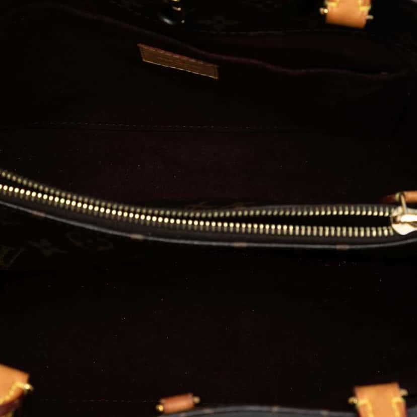 Louis Vuitton Monogram Montaigne MM Brown Good condition - Model View