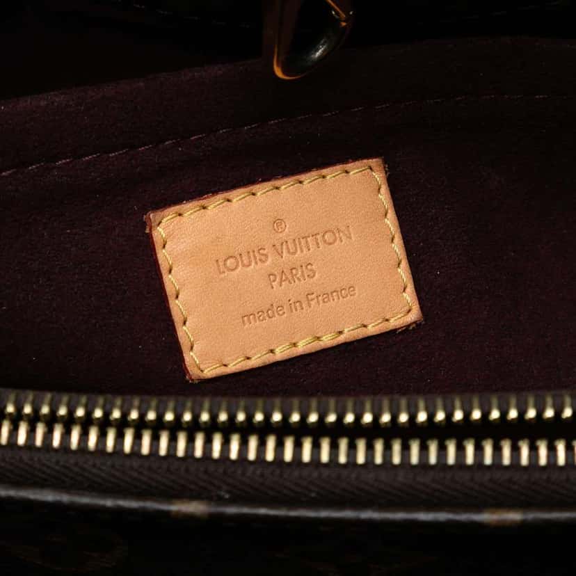 Louis Vuitton Monogram Montaigne MM Brown Good condition - Box View