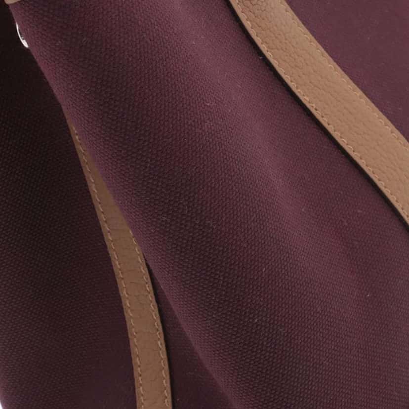 Hermès Toile Militaire and Negonda Garden Party 30 Purple Canvas Good condition - Box View