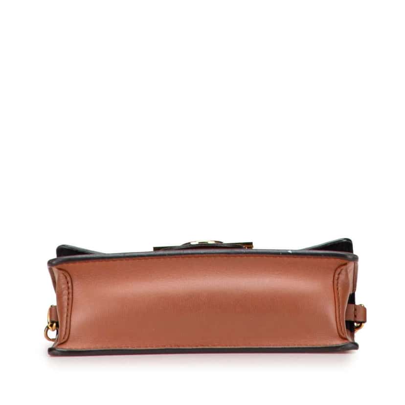 Louis Vuitton Monogram Reverse Dauphine Wallet on Chain Brown Very good condition - Inside View