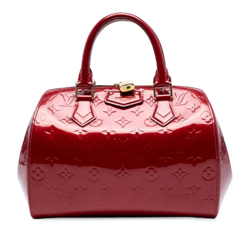 Louis Vuitton Monogram Vernis Montana Red Leather Good condition - Front View