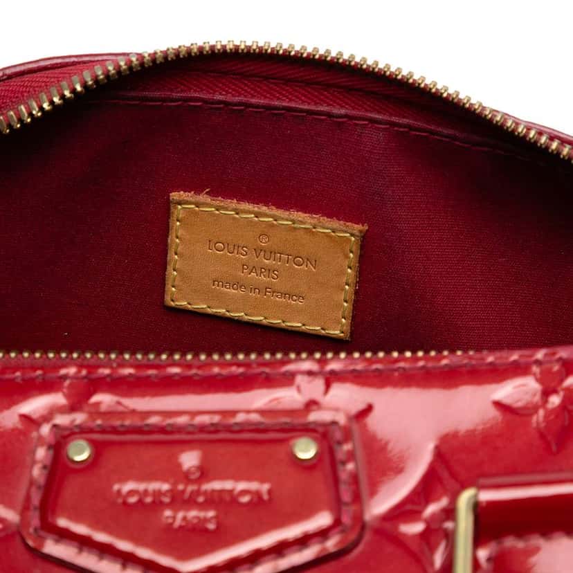 Louis Vuitton Monogram Vernis Montana Red Leather Good condition - Box View