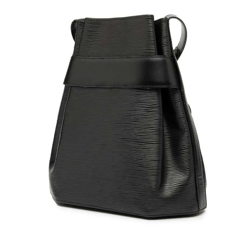 Louis Vuitton Epi Sac D Epaule PM Black Leather Good condition - Back View