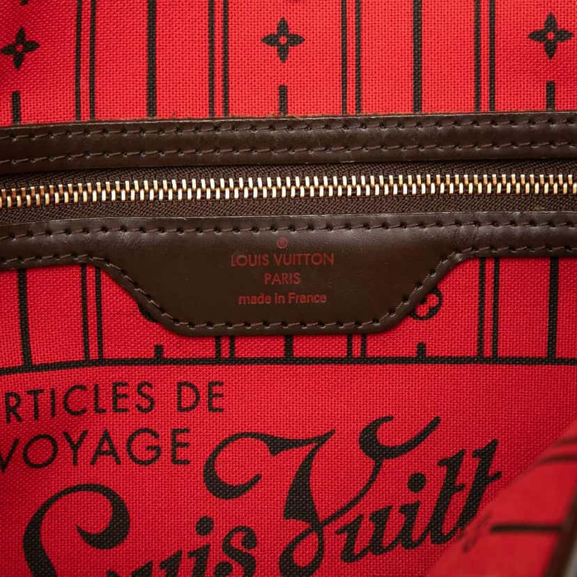 Louis Vuitton Damier Ebene Neverfull PM Brown Good condition - Box View