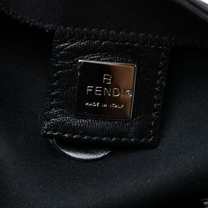 Fendi Neoprene Baguette Black Polyester Good condition - Box View