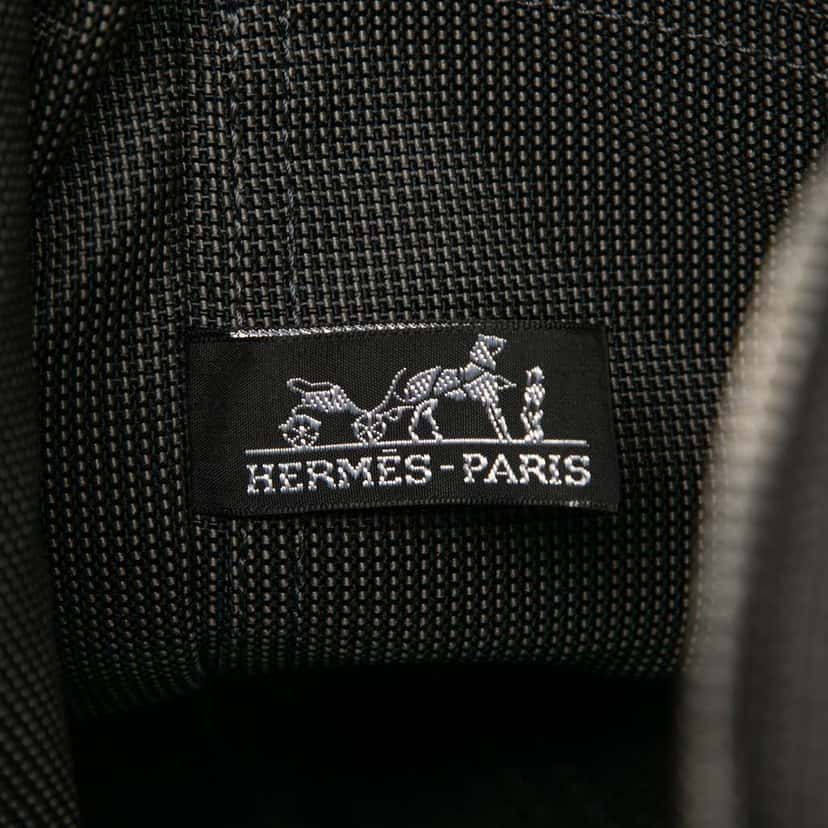 Hermès Canvas Herline Backpack PM Grey Canvas Good condition - Box View