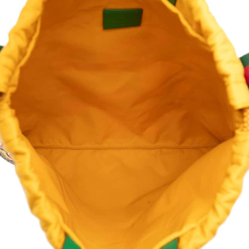 Gucci Childrens GG Supreme Baboon Backpack Brown Canvas Good condition - Model View