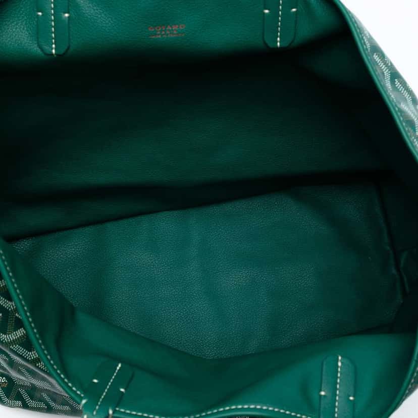Goyard Goyardine Reversible Anjou PM Green Canvas Good condition - Model View