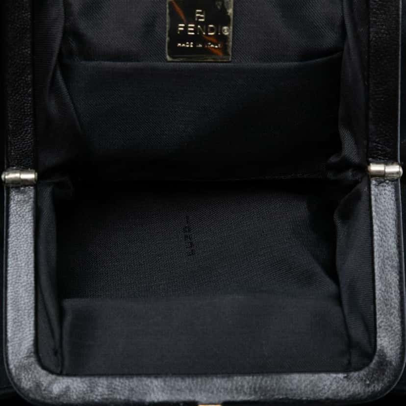 Fendi Canvas FF Handbag Black Canvas Good condition - Model View
