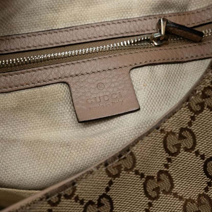 Gucci GG Canvas Dressage Hobo Brown Canvas Fair condition - Box View