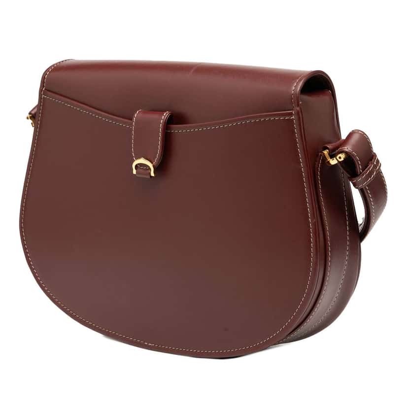 Cartier Leather Must de Cartier Shoulder Bag Red Leather Good condition - Back View