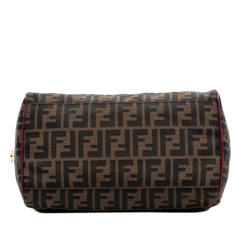 Fendi Zucca Canvas Boston Bag Brown Canvas Good condition - Inside View