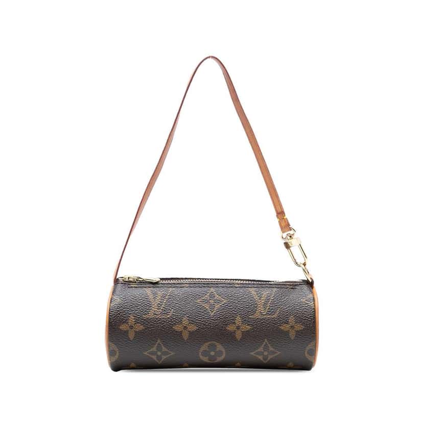 Louis Vuitton Monogram Papillon Pochette Brown Good condition - Front View
