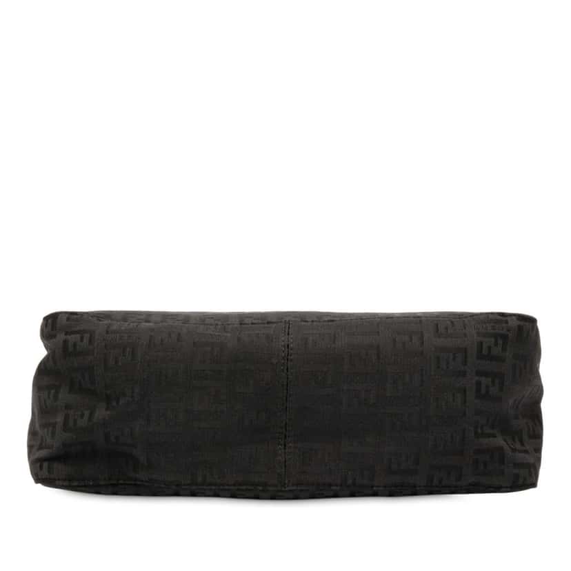 Fendi Zucchino Canvas Pochette Black Canvas Good condition - Inside View