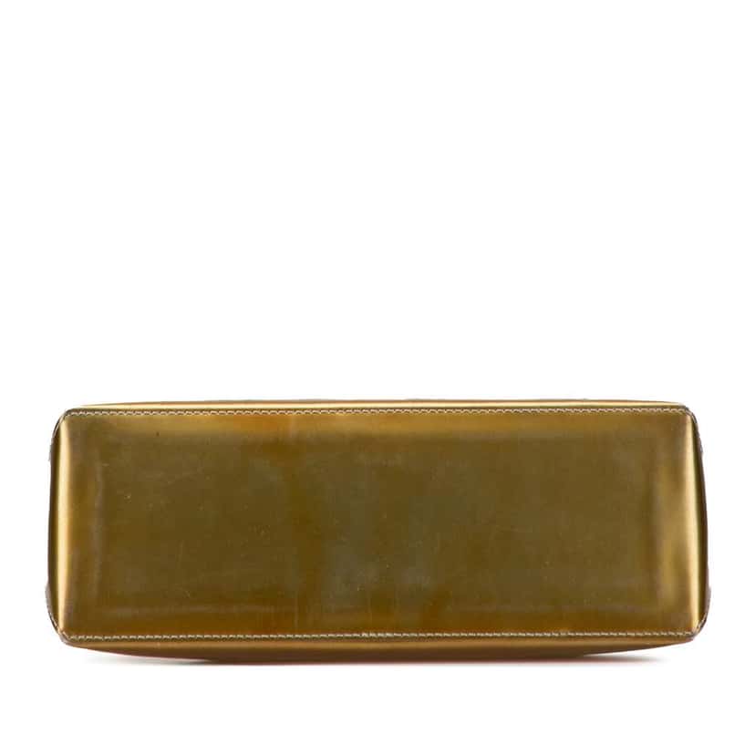 Louis Vuitton Monogram Vernis Wilshire PM Gold Leather Good condition - Inside View